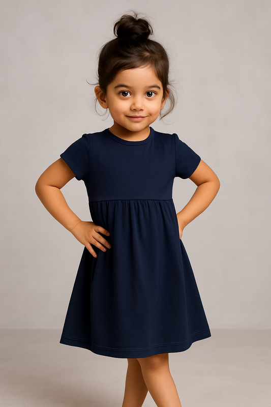 Navy Basic Frocks