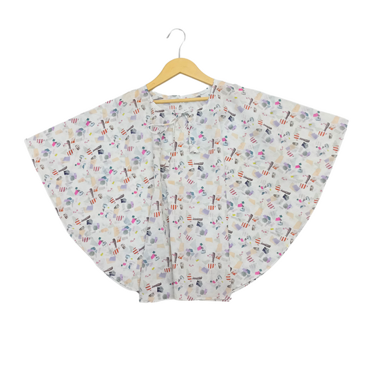 Multi Coloured Butterfly Tops