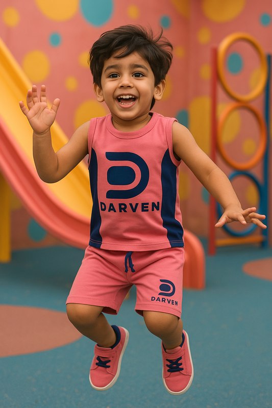 DARVEN Tea Pink Summer Dress