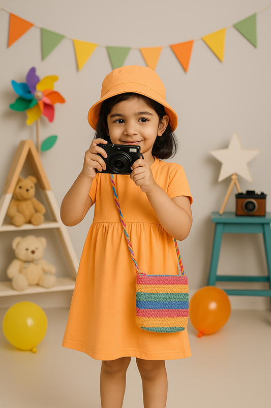 Peach Basic Frocks